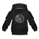 Arkansas Youth Hoodie - State Design Youth Arkansas Hooded Sweatshirt - black