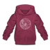 Arkansas Youth Hoodie - State Design Youth Arkansas Hooded Sweatshirt - burgundy
