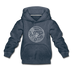 Arkansas Youth Hoodie - State Design Youth Arkansas Hooded Sweatshirt - heather denim