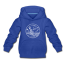 California Youth Hoodie - State Design Youth California Hooded Sweatshirt - royal blue