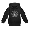 Connecticut Youth Hoodie - State Design Youth Connecticut Hooded Sweatshirt - black