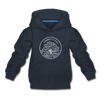 Connecticut Youth Hoodie - State Design Youth Connecticut Hooded Sweatshirt - navy