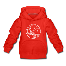 California Youth Hoodie - State Design Youth California Hooded Sweatshirt