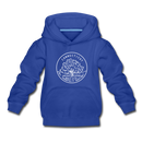 Connecticut Youth Hoodie - State Design Youth Connecticut Hooded Sweatshirt - royal blue