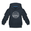 Idaho Youth Hoodie - State Design Youth Idaho Hooded Sweatshirt - navy