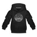 Idaho Youth Hoodie - State Design Youth Idaho Hooded Sweatshirt - black