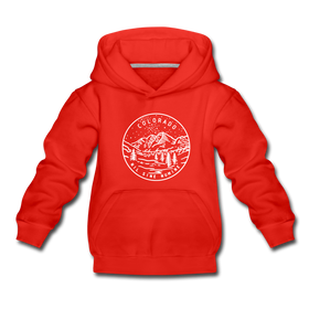 Colorado Youth Hoodie - State Design Youth Colorado Hooded Sweatshirt