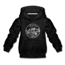 Colorado Youth Hoodie - State Design Youth Colorado Hooded Sweatshirt - charcoal gray