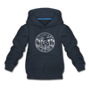 Florida Youth Hoodie - State Design Youth Florida Hooded Sweatshirt - navy