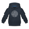 Delaware Youth Hoodie - State Design Youth Delaware Hooded Sweatshirt - navy