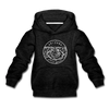 Arizona Youth Hoodie - State Design Youth Arizona Hooded Sweatshirt - charcoal gray