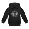 Georgia Youth Hoodie - State Design Youth Georgia Hooded Sweatshirt - black