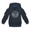 Georgia Youth Hoodie - State Design Youth Georgia Hooded Sweatshirt - navy