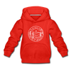 Georgia Youth Hoodie - State Design Youth Georgia Hooded Sweatshirt - red