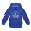 Illinois Youth Hoodie - State Design Youth Illinois Hooded Sweatshirt - royal blue