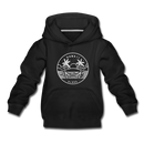 Hawaii Youth Hoodie - State Design Youth Hawaii Hooded Sweatshirt - black