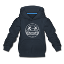 Hawaii Youth Hoodie - State Design Youth Hawaii Hooded Sweatshirt - navy