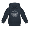 Kentucky Youth Hoodie - State Design Youth Kentucky Hooded Sweatshirt - navy