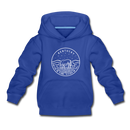 Kentucky Youth Hoodie - State Design Youth Kentucky Hooded Sweatshirt - royal blue