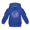 Indiana Youth Hoodie - State Design Youth Indiana Hooded Sweatshirt - royal blue