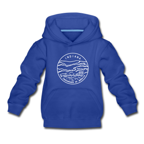 Indiana Youth Hoodie - State Design Youth Indiana Hooded Sweatshirt