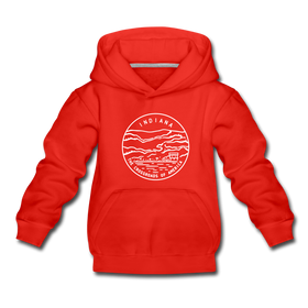 Indiana Youth Hoodie - State Design Youth Indiana Hooded Sweatshirt