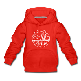 Iowa Youth Hoodie - State Design Youth Iowa Hooded Sweatshirt