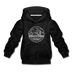 Iowa Youth Hoodie - State Design Youth Iowa Hooded Sweatshirt - charcoal gray