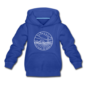 Kansas Youth Hoodie - State Design Youth Kansas Hooded Sweatshirt