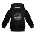 Kansas Youth Hoodie - State Design Youth Kansas Hooded Sweatshirt - charcoal gray