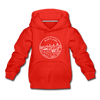 Maryland Youth Hoodie - State Design Youth Maryland Hooded Sweatshirt - red