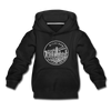 Michigan Youth Hoodie - State Design Youth Michigan Hooded Sweatshirt - black