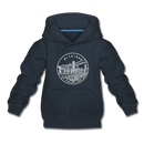 Michigan Youth Hoodie - State Design Youth Michigan Hooded Sweatshirt - navy