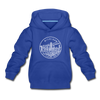 Michigan Youth Hoodie - State Design Youth Michigan Hooded Sweatshirt - royal blue