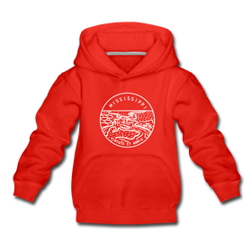 Mississippi Youth Hoodie - State Design Youth Mississippi Hooded Sweatshirt