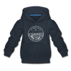 Minnesota Youth Hoodie - State Design Youth Minnesota Hooded Sweatshirt - navy