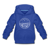 Minnesota Youth Hoodie - State Design Youth Minnesota Hooded Sweatshirt - royal blue