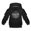 Missouri Youth Hoodie - State Design Youth Missouri Hooded Sweatshirt - black