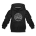 New Hampshire Youth Hoodie - State Design Youth New Hampshire Hooded Sweatshirt - black