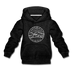 New Hampshire Youth Hoodie - State Design Youth New Hampshire Hooded Sweatshirt - charcoal gray