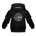 New Jersey Youth Hoodie - State Design Youth New Jersey Hooded Sweatshirt - charcoal gray