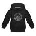 Montana Youth Hoodie - State Design Youth Montana Hooded Sweatshirt - black