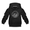 Montana Youth Hoodie - State Design Youth Montana Hooded Sweatshirt - black