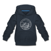 Montana Youth Hoodie - State Design Youth Montana Hooded Sweatshirt - navy