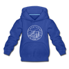 Montana Youth Hoodie - State Design Youth Montana Hooded Sweatshirt - royal blue