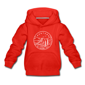 Montana Youth Hoodie - State Design Youth Montana Hooded Sweatshirt