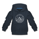 New Mexico Youth Hoodie - State Design Youth New Mexico Hooded Sweatshirt - navy