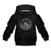 New Mexico Youth Hoodie - State Design Youth New Mexico Hooded Sweatshirt - charcoal gray