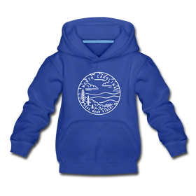 North Carolina Youth Hoodie - State Design Youth North Carolina Hooded Sweatshirt