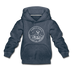 Pennsylvania Youth Hoodie - State Design Youth Pennsylvania Hooded Sweatshirt - heather denim